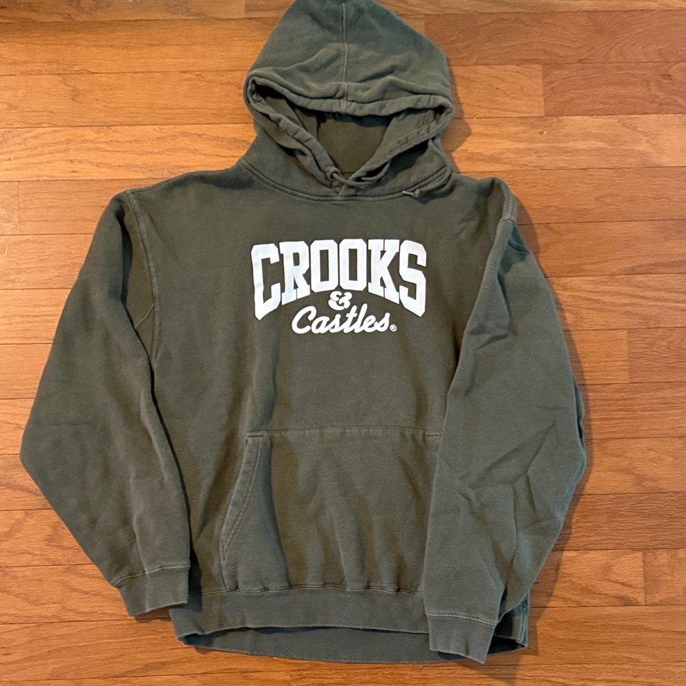 Crooks & Castles Olive Green Hoodie